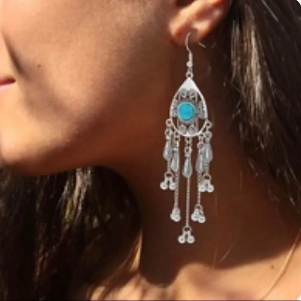 Southwestern Turquoise Earrings NWT_2